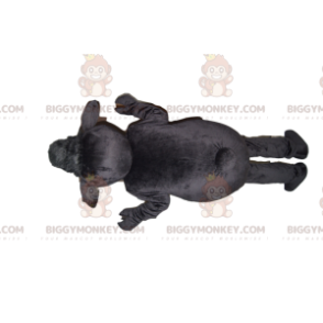 Zwart schaap BIGGYMONKEY™ mascottekostuum. Zwart schaap kostuum