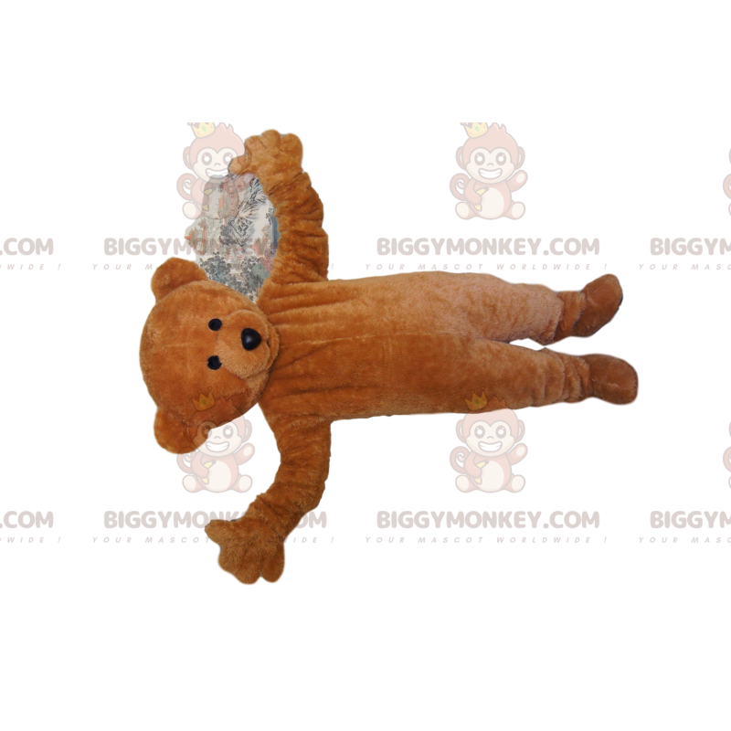 Echt schattig bruin teddybeer BIGGYMONKEY™ mascottekostuum.