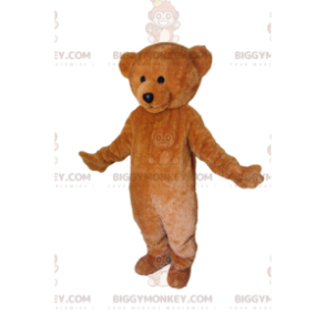 Traje de mascote BIGGYMONKEY™ de ursinho marrom realmente fofo.