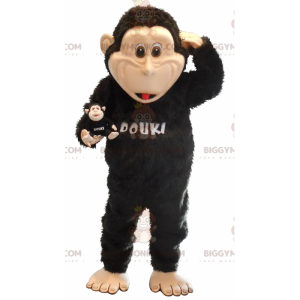 Disfraz de mascota de gran simio negro BIGGYMONKEY™ -