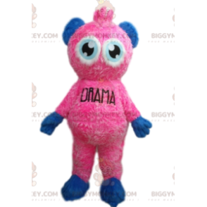 BIGGYMONKEY™ Sehr weiches Maskottchen-Kostüm für kleine rosa