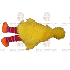 Traje de mascote de pato amarelo gigante BIGGYMONKEY™. fantasia