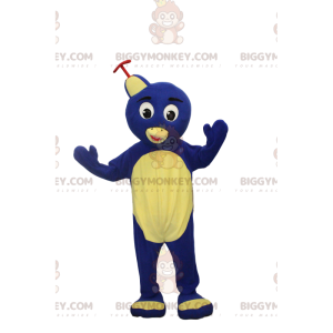 Costume de mascotte BIGGYMONKEY™ de petit pingouin bleu