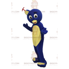 Costume de mascotte BIGGYMONKEY™ de petit pingouin bleu