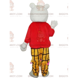 Disfraz de mascota de oso polar BIGGYMONKEY™ con traje de