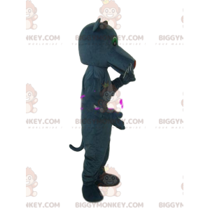Kostium maskotki BIGGYMONKEY™ z szarej pantery z pięknymi