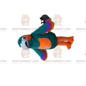 Kostium maskotki Cudowny Wielokolorowa Papuga BIGGYMONKEY™ -