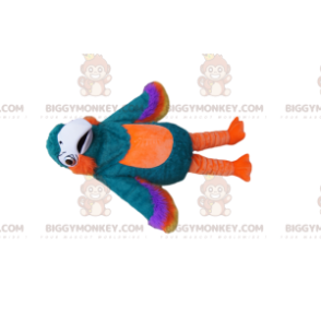 Fantastisk flerfarvet papegøje BIGGYMONKEY™ maskotkostume -