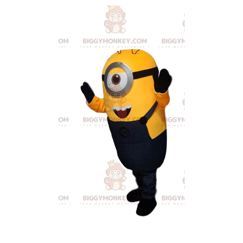 BIGGYMONKEY™ mascot costume of Stuart, the Minion's teen.