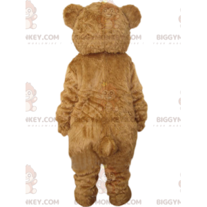 BIGGYMONKEY™ Mascot Costume Brown Bear Cub With Small Heart