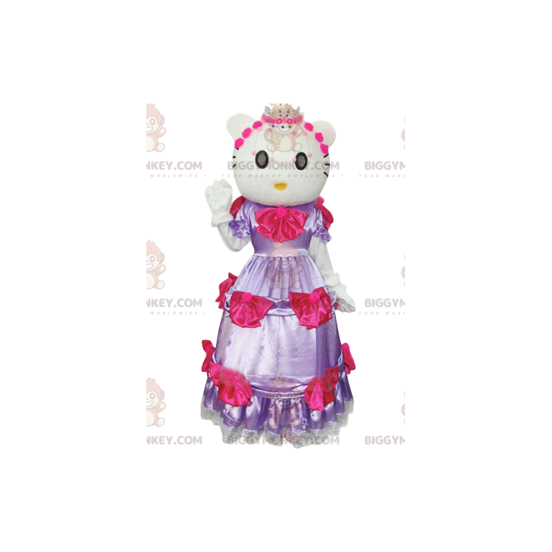 Costume de mascotte BIGGYMONKEY™ de Hello Kitty, la chatte avec