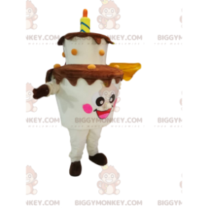 BIGGYMONKEY™ costume da mascotte torta a due piani, con