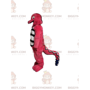 Costume de mascotte BIGGYMONKEY™ de lézard rose amusant.