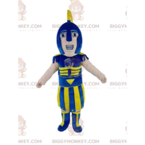 BIGGYMONKEY™ Costume da mascotte da soldato romano con elmo blu