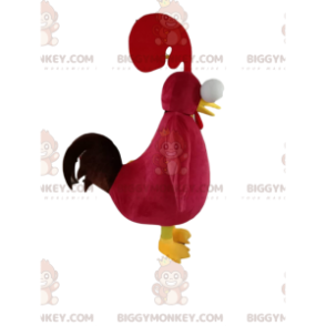 Costume de mascotte BIGGYMONKEY™ de coq rouge, avec un beau