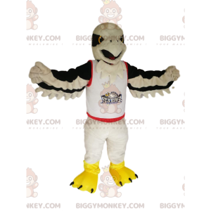 Disfraz de mascota Golden Eagle BIGGYMONKEY™ blanco con