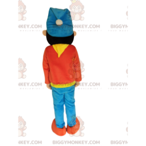 Disfraz de mascota BIGGYMONKEY™ de Noddy. Disfraz de Noddy -