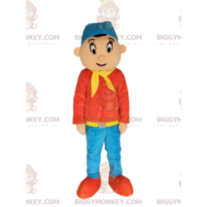 Costume da mascotte personaggio Noddy BIGGYMONKEY™. Costume