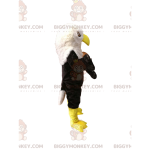 Costume da mascotte BIGGYMONKEY™ dell'aquila reale in bianco e