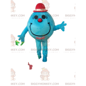 Disfraz de mascota BIGGYMONKEY™ de hombre redondo turquesa con