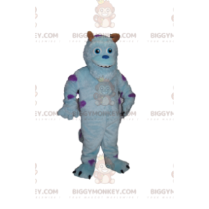 BIGGYMONKEY™ mascottekostuum van Sully, het turquoise monster