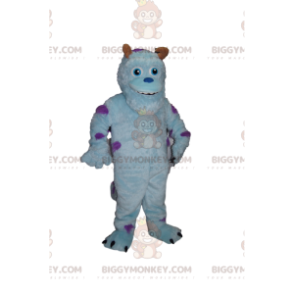 BIGGYMONKEY™ maskotkostume af Sully, det turkise monster fra