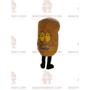 Gelbe Kartoffel BIGGYMONKEY™ Maskottchen-Kostüm. gelbes