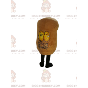 Gul potatis BIGGYMONKEY™ maskotdräkt. gul potatis kostym -