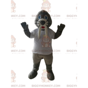 Costume de mascotte BIGGYMONKEY™ de morse avec ses grandes