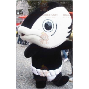 BIGGYMONKEY™ Grappig en origineel zwart-wit mascottekostuum