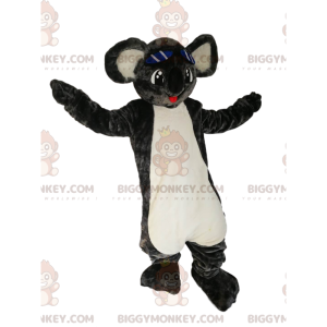 Traje de mascote BIGGYMONKEY™ de coala cinza com um grande