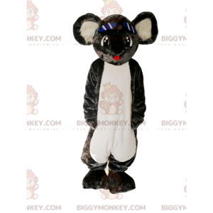 Costume de mascotte BIGGYMONKEY™ de koala gris avec un grand