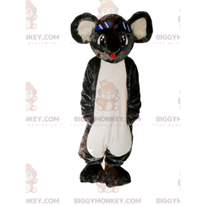 Traje de mascote BIGGYMONKEY™ de coala cinza com um grande