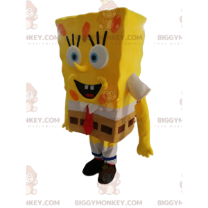 SpongeBob BIGGYMONKEY™ maskotkostume. Svampebob kostume -