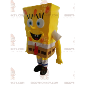 Disfraz de mascota Bob Esponja BIGGYMONKEY™. Disfraz de Bob