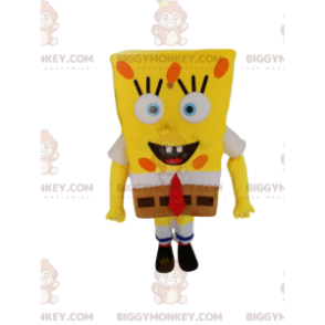 Disfraz de mascota Bob Esponja BIGGYMONKEY™. Disfraz de Bob