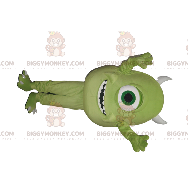 Kostium maskotki Monsters Inc. Bob Zielony Cyklop BIGGYMONKEY™