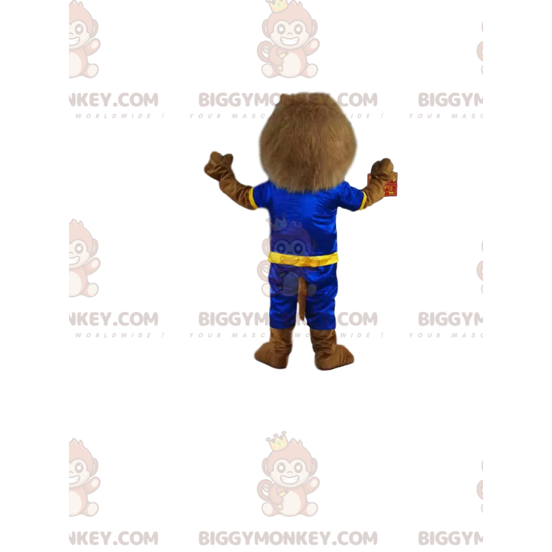 Costume da mascotte leone marrone BIGGYMONKEY™ con