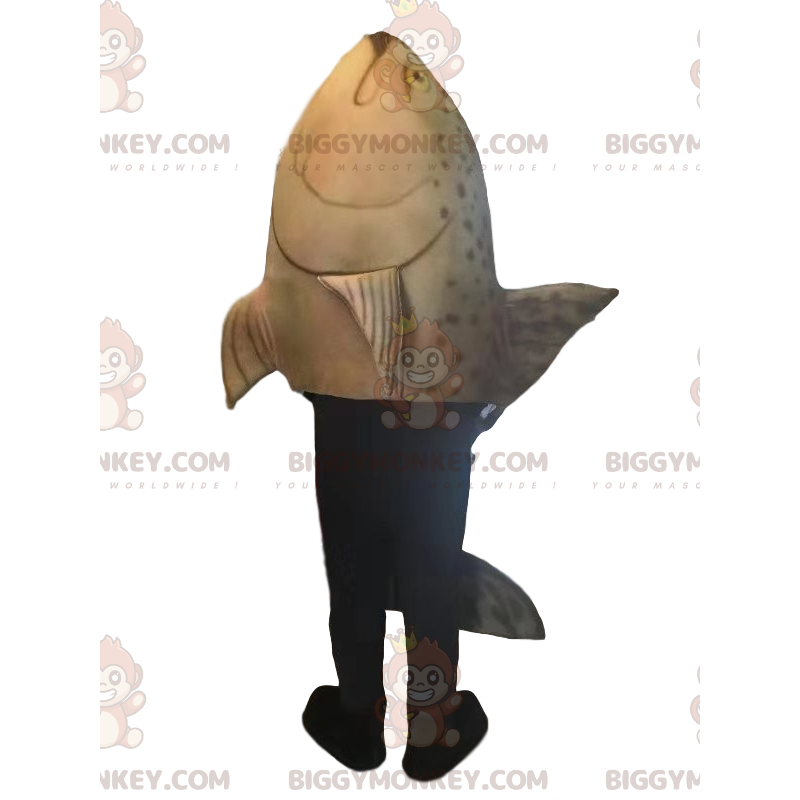 Tan Trout BIGGYMONKEY™ maskotdräkt. öring kostym - BiggyMonkey