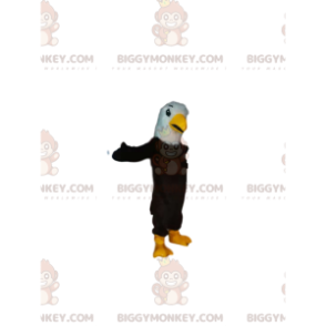 Goldener Adler BIGGYMONKEY™ Maskottchenkostüm mit einem