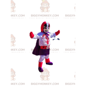 Disfraz de mascota de superhéroe BIGGYMONKEY™ con atuendo