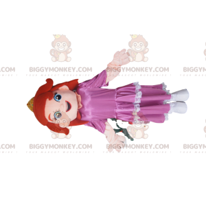 Kostium maskotki Księżniczki BIGGYMONKEY™ z różową satynową