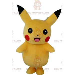 BIGGYMONKEY™ maskotdräkt av Pikachu, den söta Pokémonkaraktären