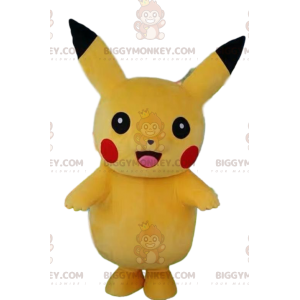 Traje de mascote BIGGYMONKEY™ de Pikachu, o fofo personagem