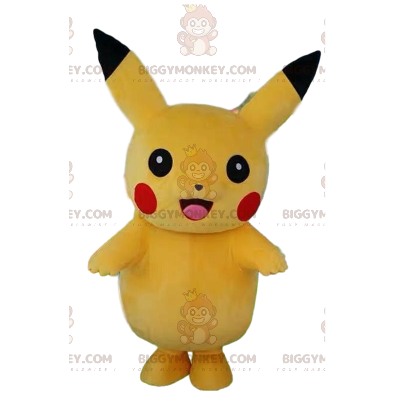 Kostium maskotki BIGGYMONKEY™ Pikachu, uroczej postaci Pokemona