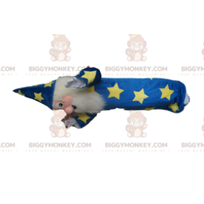 Στολή μασκότ Super Happy Merlin the Wizard BIGGYMONKEY™ -