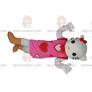Kostým maskota Hello Kitty BIGGYMONKEY™ s roztomilými šaty s