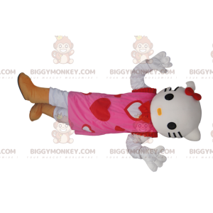 Στολή μασκότ Hello Kitty BIGGYMONKEY™ με χαριτωμένο φόρεμα ροζ