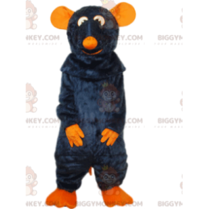 BIGGYMONKEY™ maskottiasu, harmaa rotta, oranssi kuono-osa -