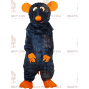 Disfraz de mascota BIGGYMONKEY™ Rata gris, con hocico naranja -